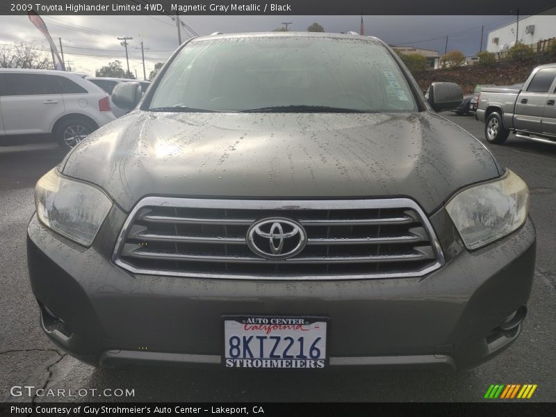 Magnetic Gray Metallic / Black 2009 Toyota Highlander Limited 4WD