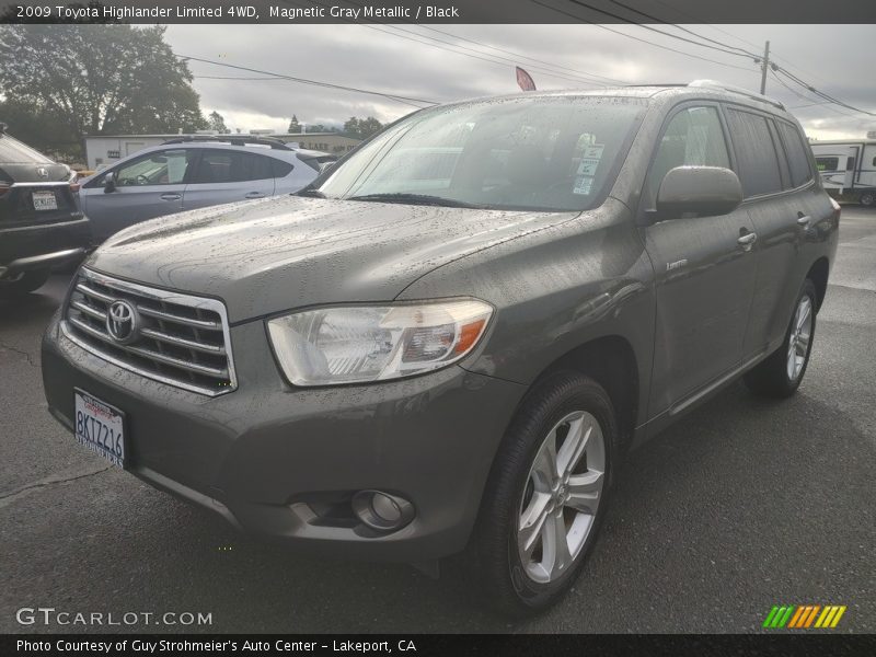 Magnetic Gray Metallic / Black 2009 Toyota Highlander Limited 4WD