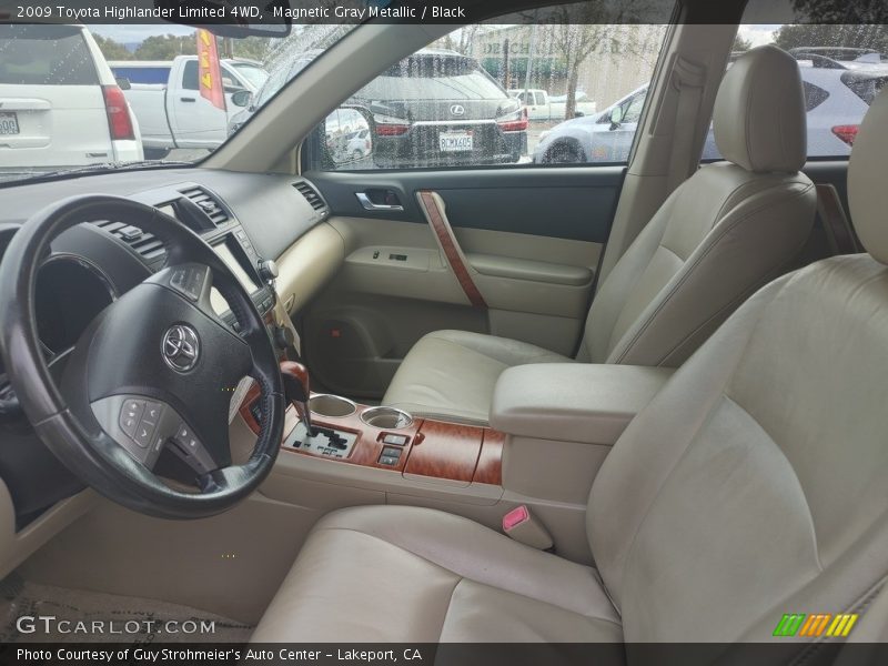 Magnetic Gray Metallic / Black 2009 Toyota Highlander Limited 4WD