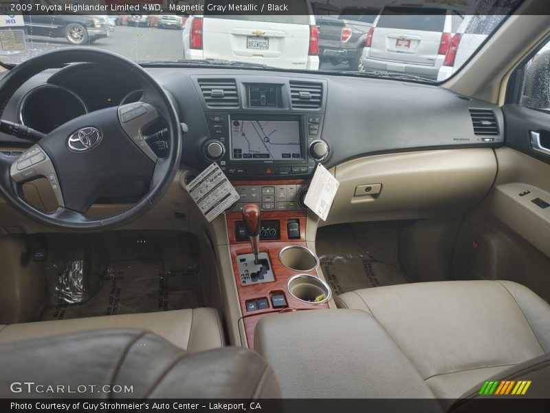 Magnetic Gray Metallic / Black 2009 Toyota Highlander Limited 4WD