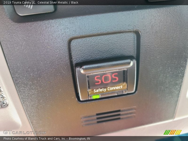 Celestial Silver Metallic / Black 2019 Toyota Camry SE