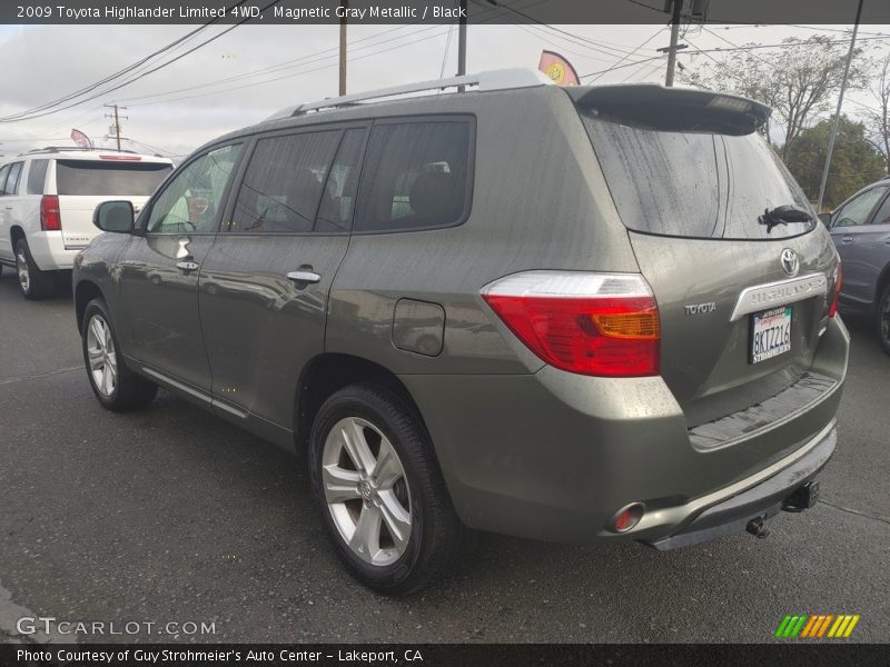 Magnetic Gray Metallic / Black 2009 Toyota Highlander Limited 4WD