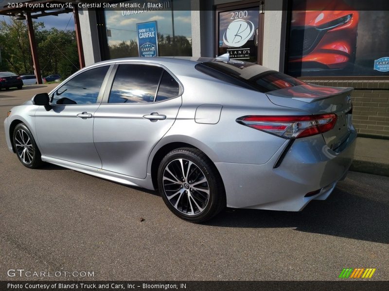 Celestial Silver Metallic / Black 2019 Toyota Camry SE