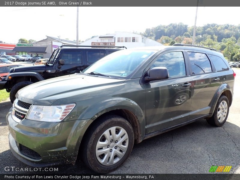 Olive Green / Black 2017 Dodge Journey SE AWD