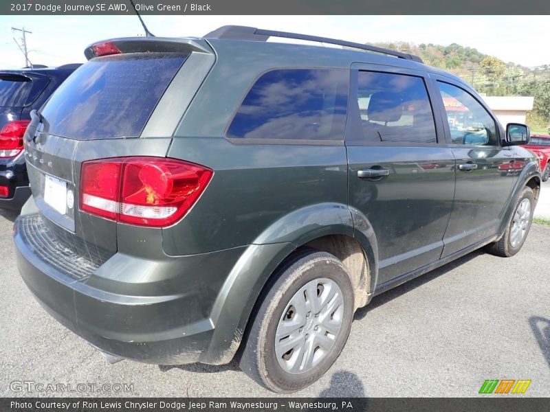 Olive Green / Black 2017 Dodge Journey SE AWD