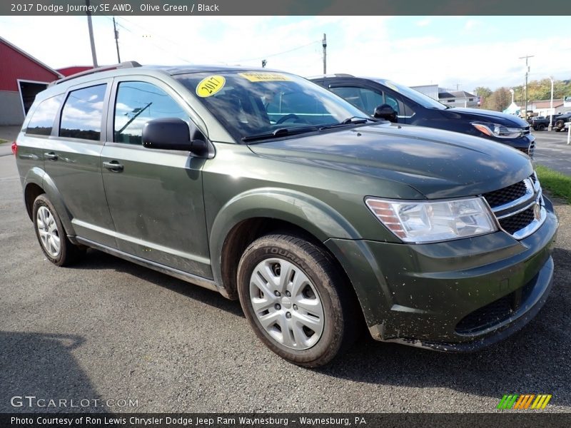 Olive Green / Black 2017 Dodge Journey SE AWD
