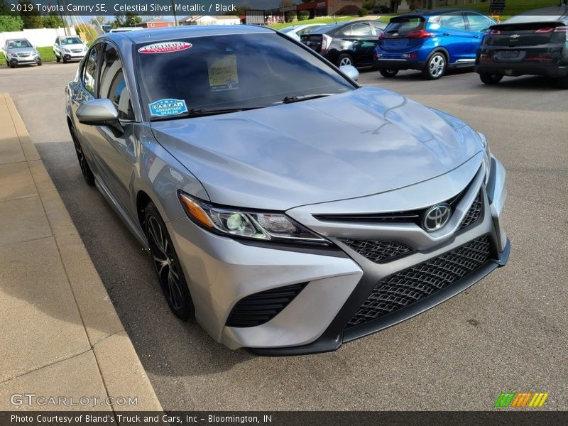 Celestial Silver Metallic / Black 2019 Toyota Camry SE