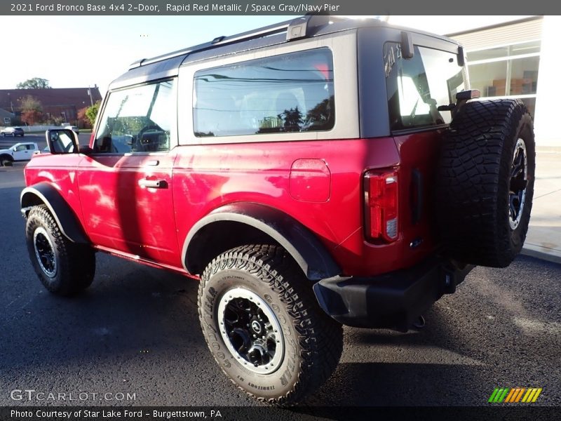 Rapid Red Metallic / Space Gray/Navy Pier 2021 Ford Bronco Base 4x4 2-Door