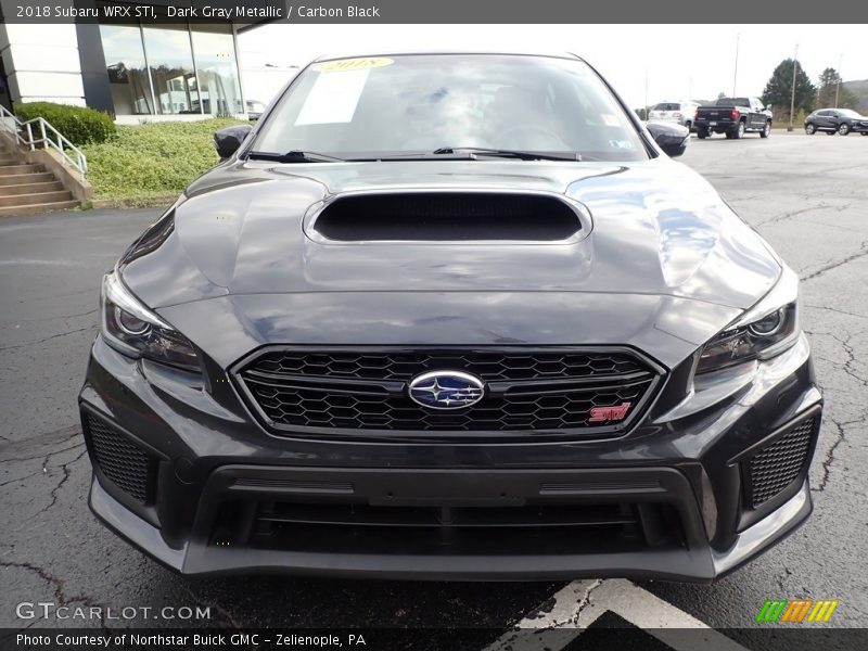 Dark Gray Metallic / Carbon Black 2018 Subaru WRX STI