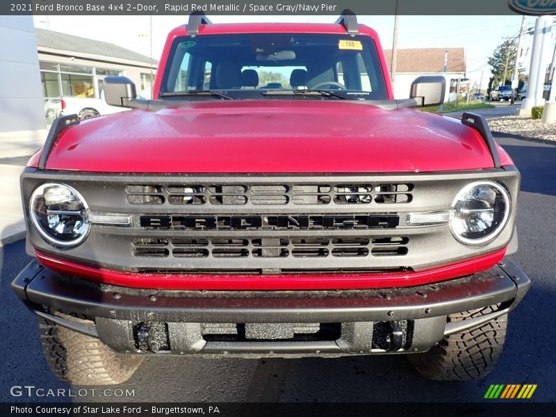 Rapid Red Metallic / Space Gray/Navy Pier 2021 Ford Bronco Base 4x4 2-Door