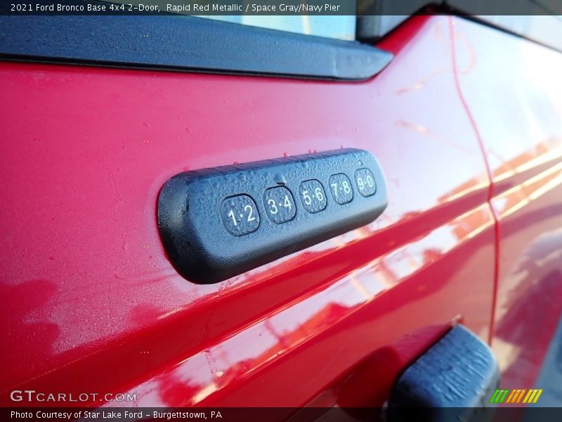 Rapid Red Metallic / Space Gray/Navy Pier 2021 Ford Bronco Base 4x4 2-Door