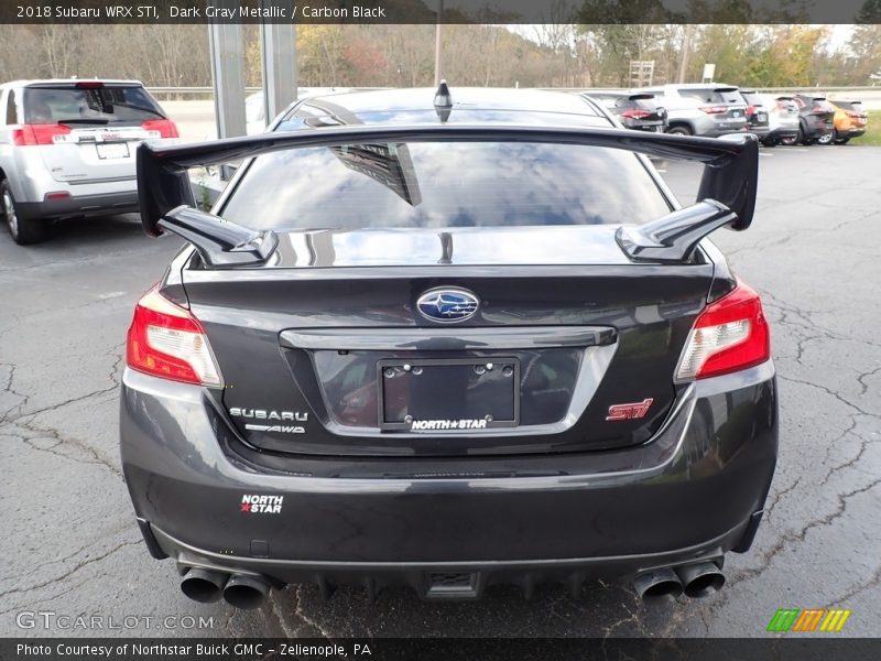 Dark Gray Metallic / Carbon Black 2018 Subaru WRX STI