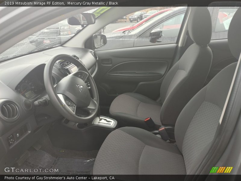 Mercury Gray Metallic / Black 2019 Mitsubishi Mirage RF Edition