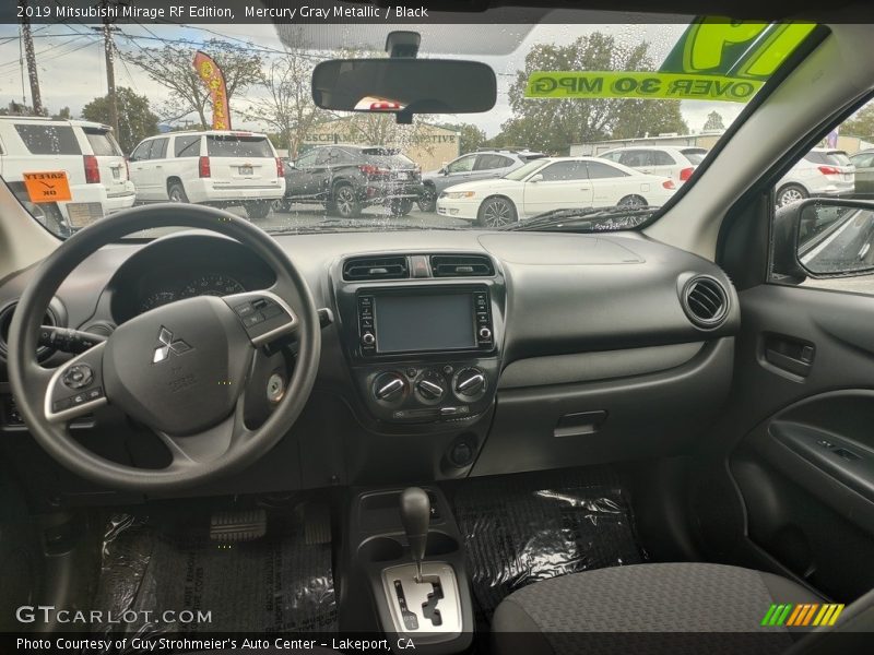 Mercury Gray Metallic / Black 2019 Mitsubishi Mirage RF Edition
