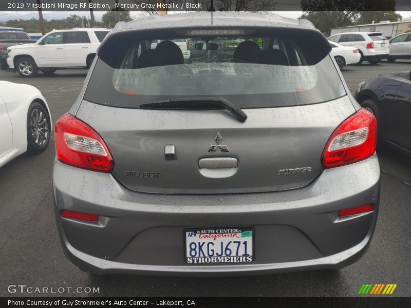 Mercury Gray Metallic / Black 2019 Mitsubishi Mirage RF Edition