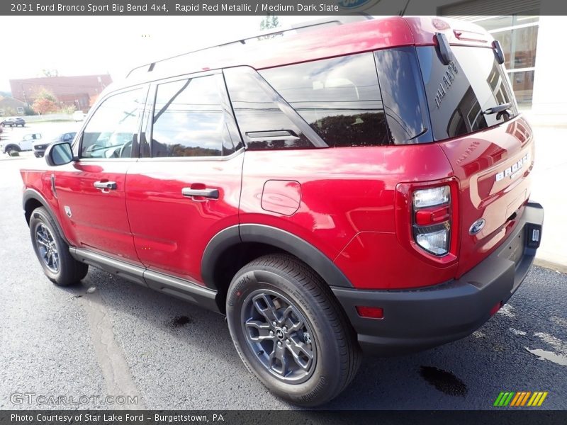 Rapid Red Metallic / Medium Dark Slate 2021 Ford Bronco Sport Big Bend 4x4