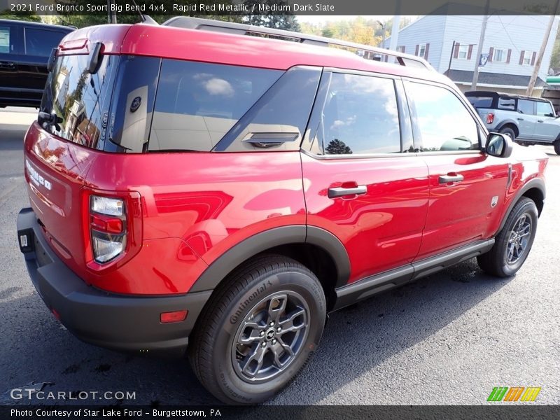 Rapid Red Metallic / Medium Dark Slate 2021 Ford Bronco Sport Big Bend 4x4