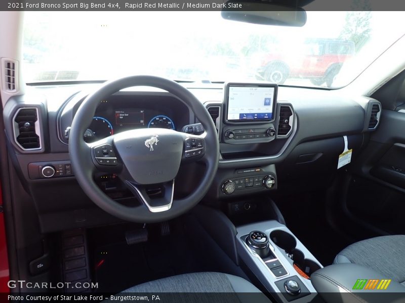 Rapid Red Metallic / Medium Dark Slate 2021 Ford Bronco Sport Big Bend 4x4
