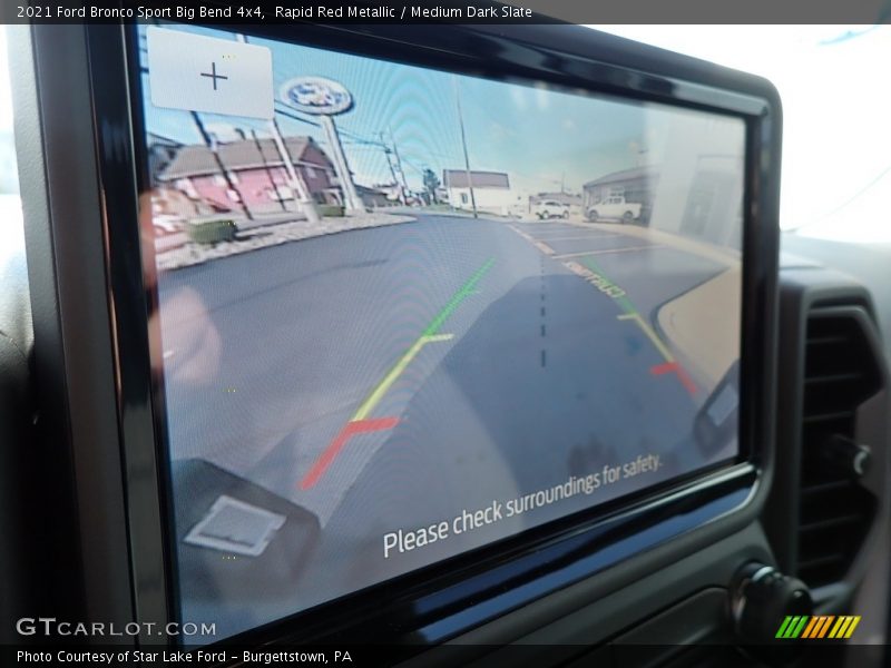 Rapid Red Metallic / Medium Dark Slate 2021 Ford Bronco Sport Big Bend 4x4