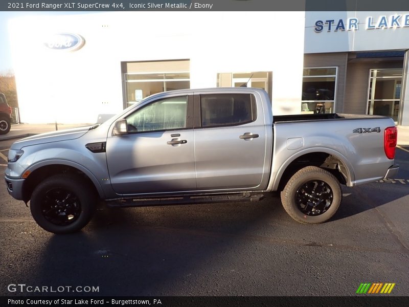Iconic Silver Metallic / Ebony 2021 Ford Ranger XLT SuperCrew 4x4