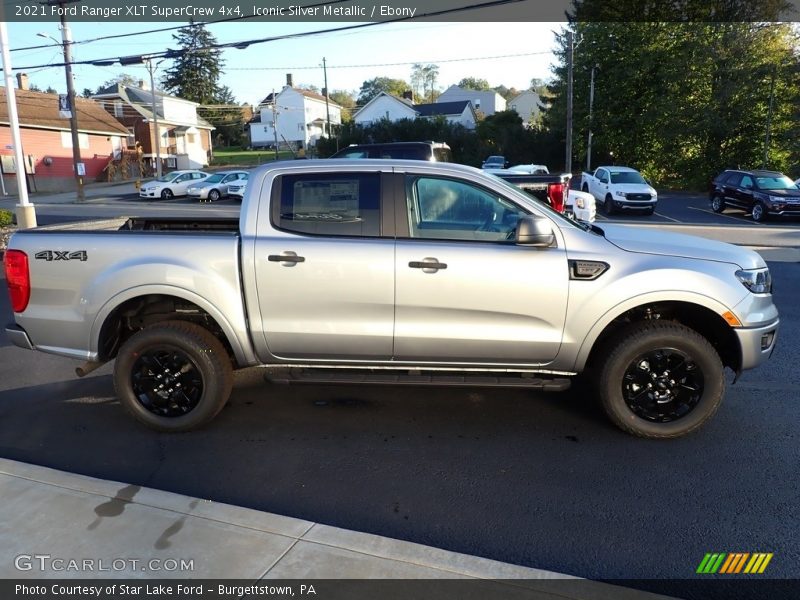 Iconic Silver Metallic / Ebony 2021 Ford Ranger XLT SuperCrew 4x4
