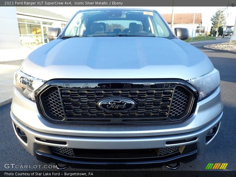 Iconic Silver Metallic / Ebony 2021 Ford Ranger XLT SuperCrew 4x4