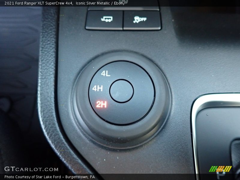 Iconic Silver Metallic / Ebony 2021 Ford Ranger XLT SuperCrew 4x4