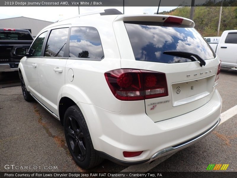 Vice White / Black 2019 Dodge Journey Crossroad AWD