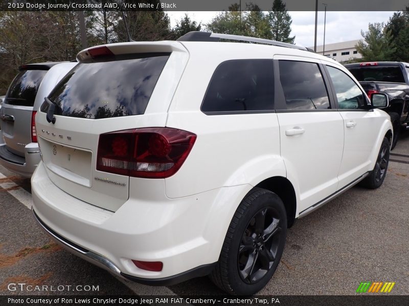 Vice White / Black 2019 Dodge Journey Crossroad AWD