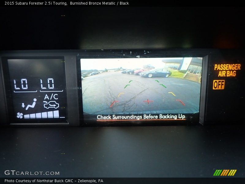 Controls of 2015 Forester 2.5i Touring