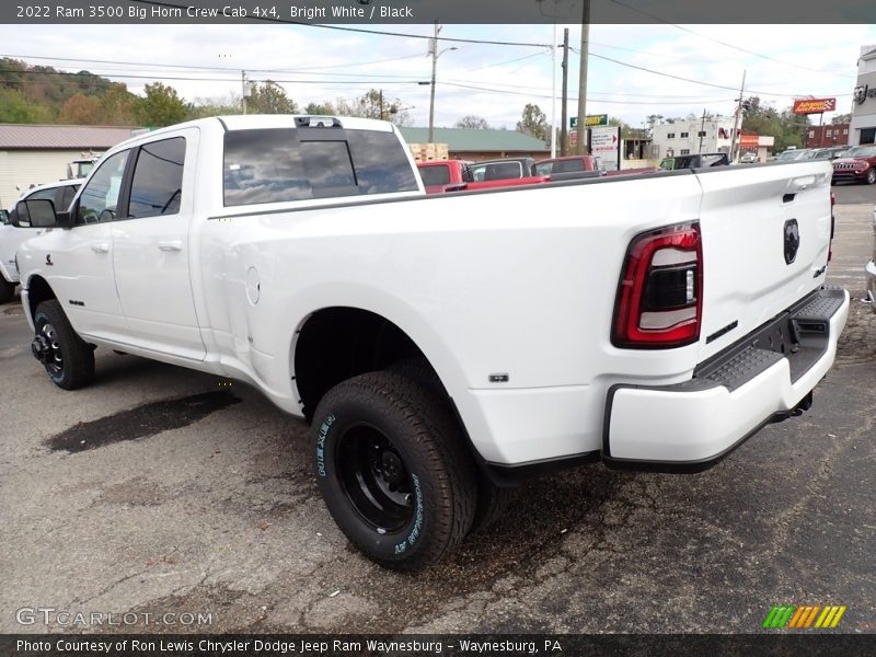 Bright White / Black 2022 Ram 3500 Big Horn Crew Cab 4x4