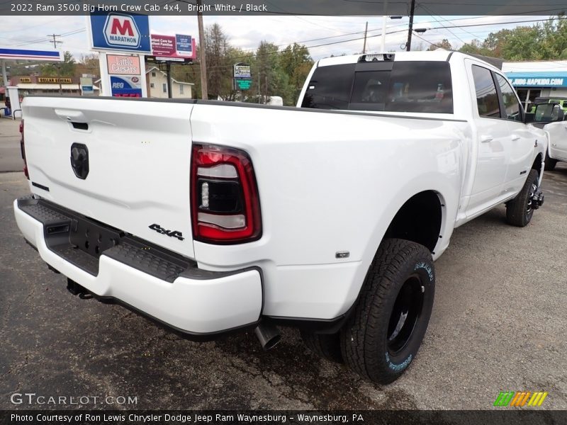 Bright White / Black 2022 Ram 3500 Big Horn Crew Cab 4x4