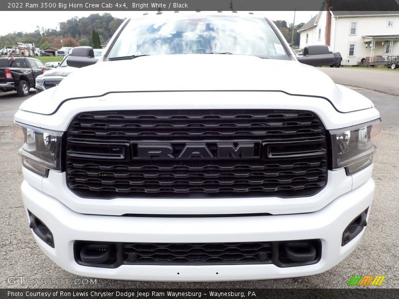 Bright White / Black 2022 Ram 3500 Big Horn Crew Cab 4x4