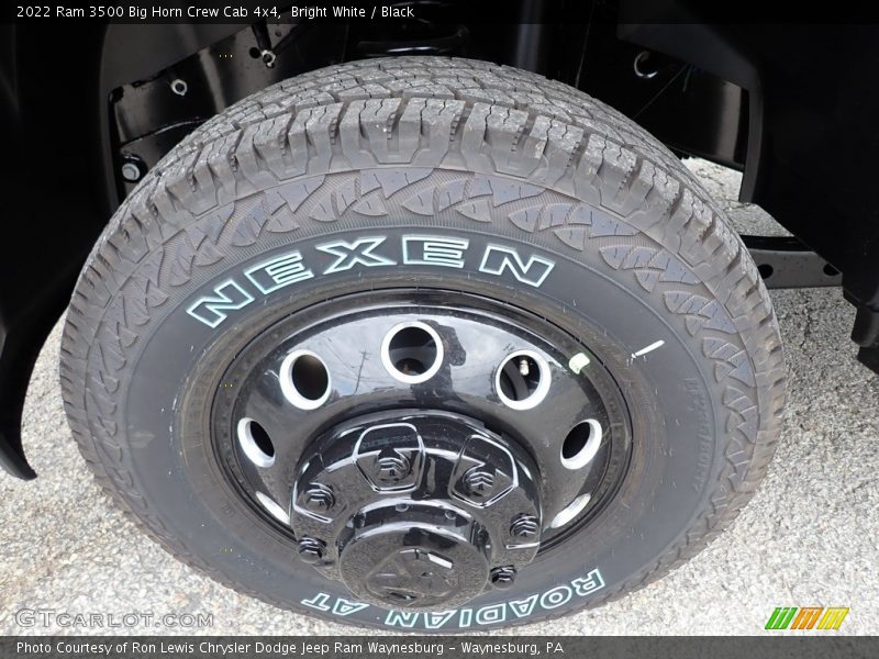 Bright White / Black 2022 Ram 3500 Big Horn Crew Cab 4x4