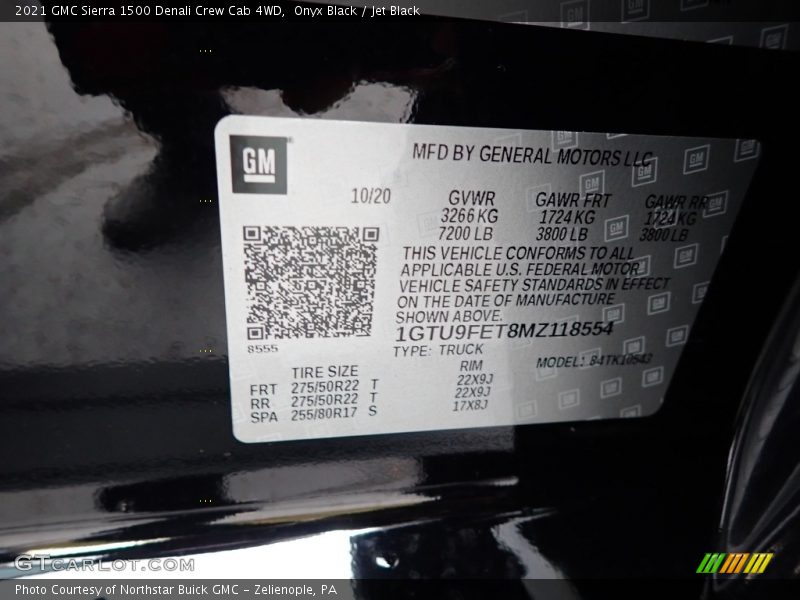 Onyx Black / Jet Black 2021 GMC Sierra 1500 Denali Crew Cab 4WD