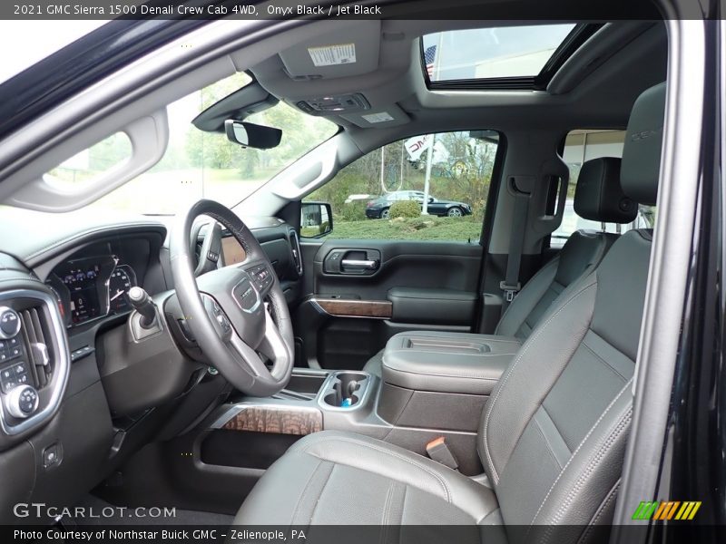 Front Seat of 2021 Sierra 1500 Denali Crew Cab 4WD