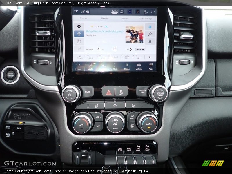 Bright White / Black 2022 Ram 3500 Big Horn Crew Cab 4x4