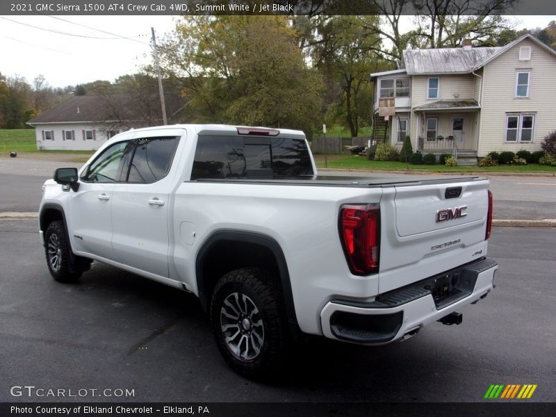 Summit White / Jet Black 2021 GMC Sierra 1500 AT4 Crew Cab 4WD