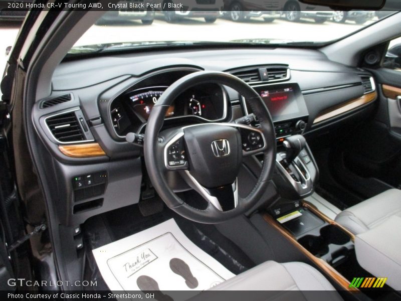 Crystal Black Pearl / Black 2020 Honda CR-V Touring AWD