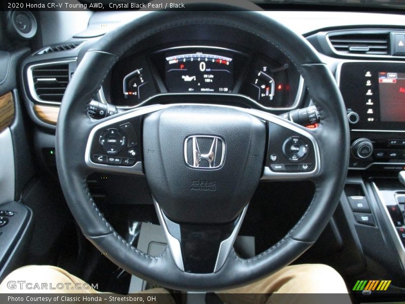 Crystal Black Pearl / Black 2020 Honda CR-V Touring AWD