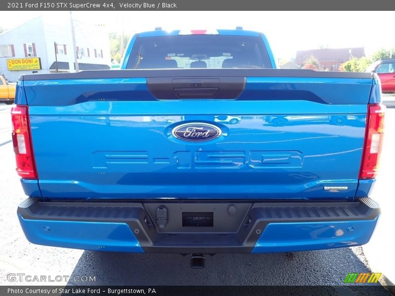 Velocity Blue / Black 2021 Ford F150 STX SuperCrew 4x4