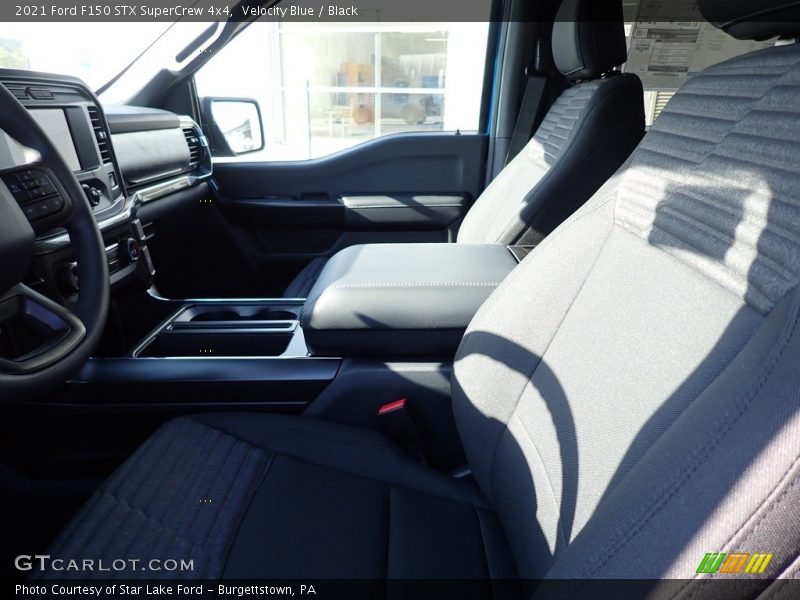 Velocity Blue / Black 2021 Ford F150 STX SuperCrew 4x4
