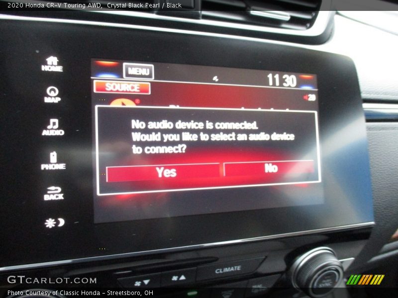 Crystal Black Pearl / Black 2020 Honda CR-V Touring AWD