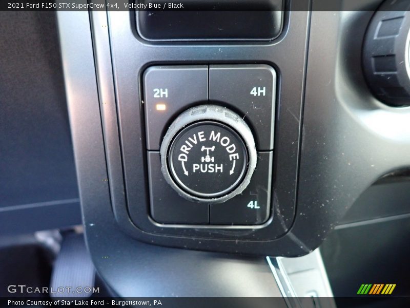 Velocity Blue / Black 2021 Ford F150 STX SuperCrew 4x4