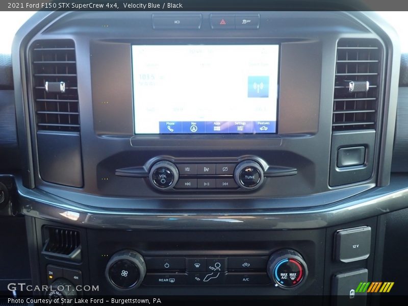 Velocity Blue / Black 2021 Ford F150 STX SuperCrew 4x4