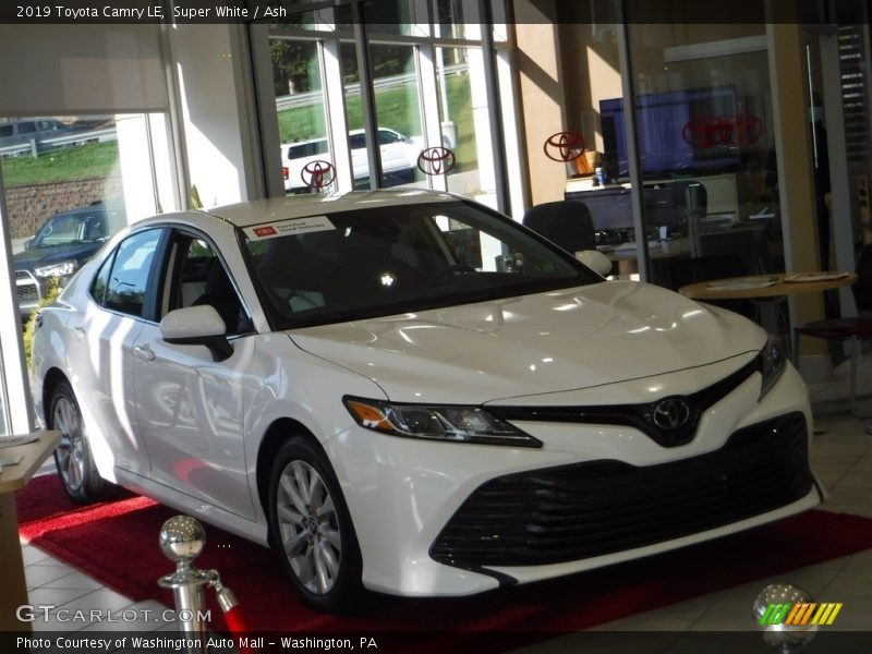 Super White / Ash 2019 Toyota Camry LE