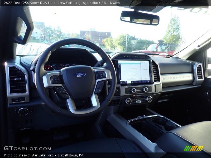 Agate Black / Black Onyx 2022 Ford F250 Super Duty Lariat Crew Cab 4x4