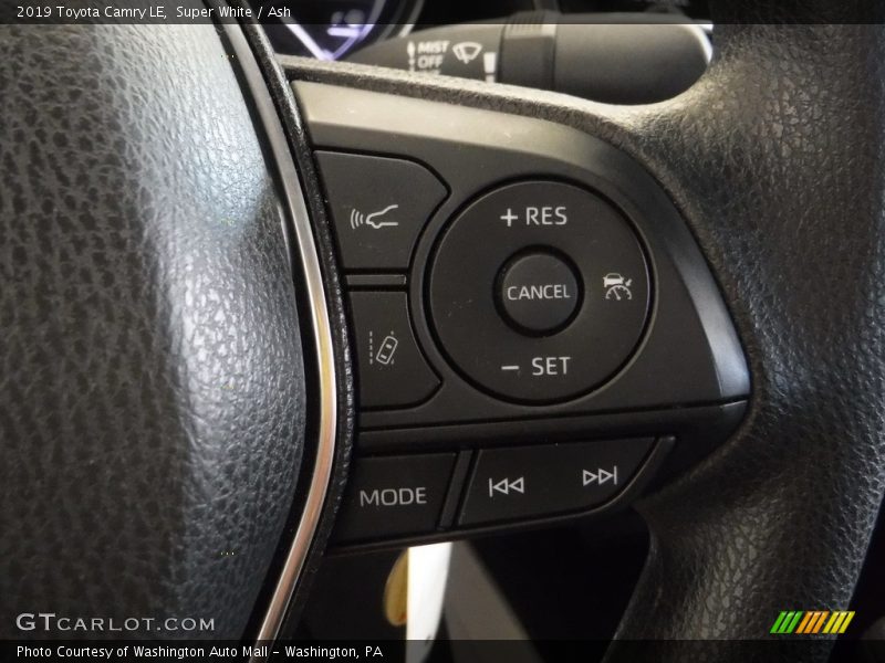 Super White / Ash 2019 Toyota Camry LE