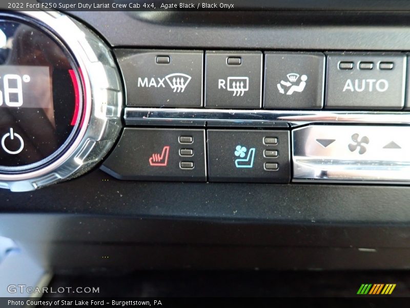 Agate Black / Black Onyx 2022 Ford F250 Super Duty Lariat Crew Cab 4x4