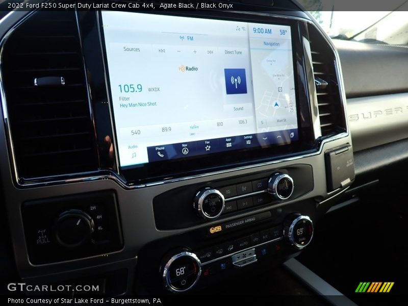 Agate Black / Black Onyx 2022 Ford F250 Super Duty Lariat Crew Cab 4x4